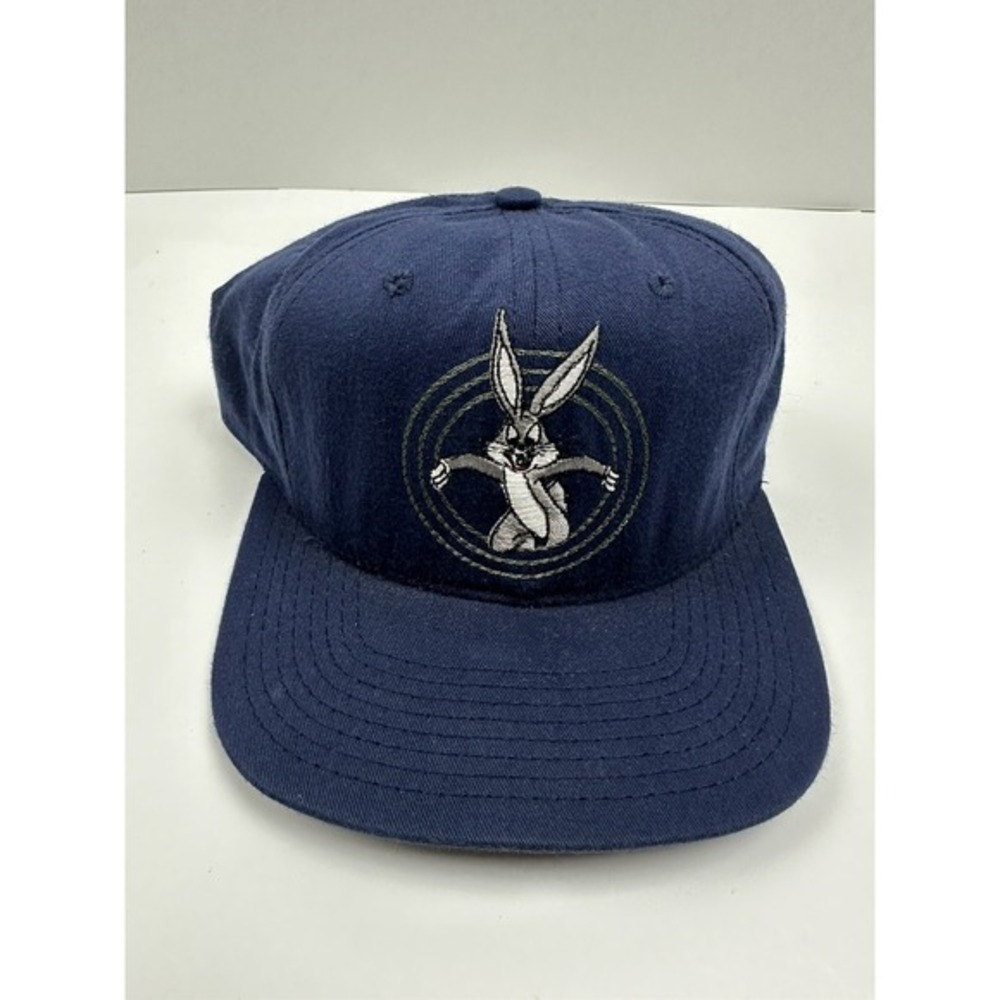 VINTAGE 1991 Bugs Bunny Size Small Fitted Hat Cap‎ Made in USA ACME 90s